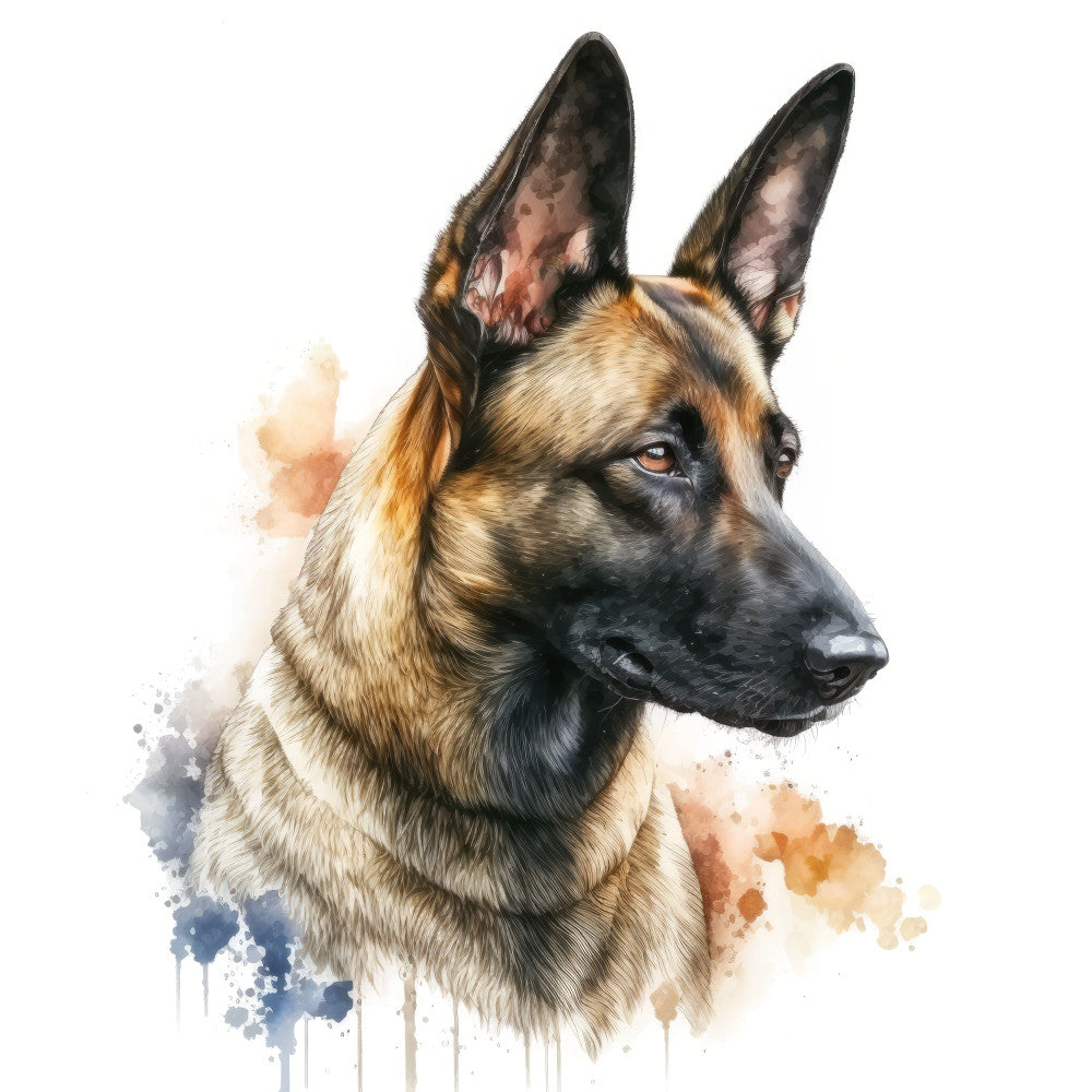 Belgian Malinois Dog Fabric Panel 5