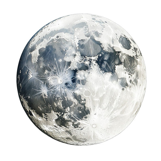 moon, lunar, celestial, space, astronomy, night sky, gray, grey, white, cream, silver, charcoal, grayscale, monochrome, crater, realistic, detailed, educational, scientific, nature, astronomy themed, wall hanging, home decor, modern, contemporary, elegant, peaceful, serene, minimalist, night time