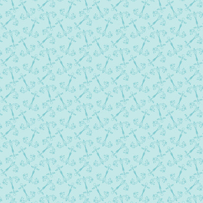 Maritime Blues Pattern 9 Minky Fabric