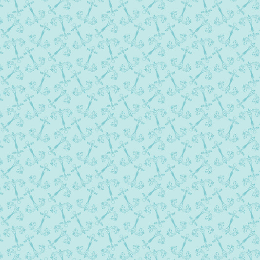Maritime Blues Pattern 9 Minky Fabric