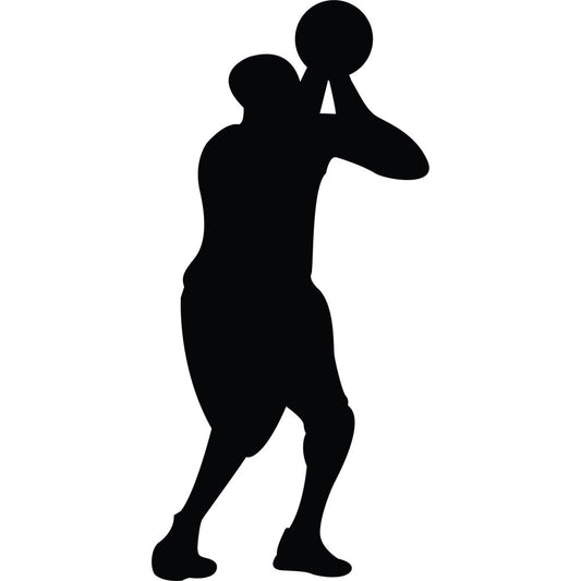 basketball player, sports silhouette, black silhouette, athletic wear, basketball theme, sports fan, jump shot, basketball apparel, action pose, black and white, monochrome, sports motif, athlete silhouette, basketball court, sports themed, modern style, contemporary design, masculine style, gym wear, basketball lover, athletic design, sports illustration, figure silhouette, ball sports, shooting pose
