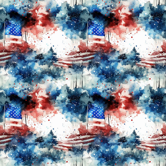 Liberty Skies Pattern 12 Minky Fabric