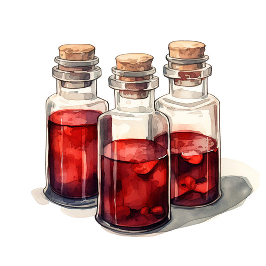 potion bottles, apothecary, witchy, red liquid, glass bottles, cork stoppers, alchemy, magical, mystical, dark red, crimson, burgundy, vintage apothecary, potion vials, fantasy, halloween, witch themed, spooky, gothic, whimsical, dark academia, occult, magical elixir, spell bottles, enchanted, steampunk, apothecary jars, mysterious, autumn, halloween themed
