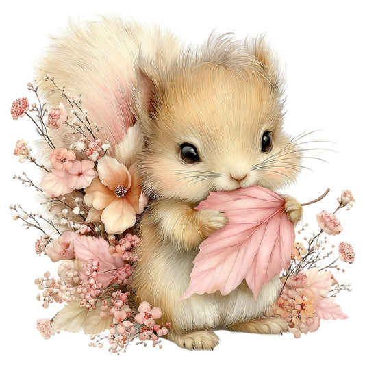 cream, soft pink, dusty rose, peach, tan, beige, pale yellow, floral, botanical, cute animals, hamster, guinea pig, woodland creatures, whimsical, sweet, gentle, spring, easter, baby, nursery, children, girl, delicate flowers, cosmos, baby's breath, dried flowers, vintage, romantic, soft style, nature themed