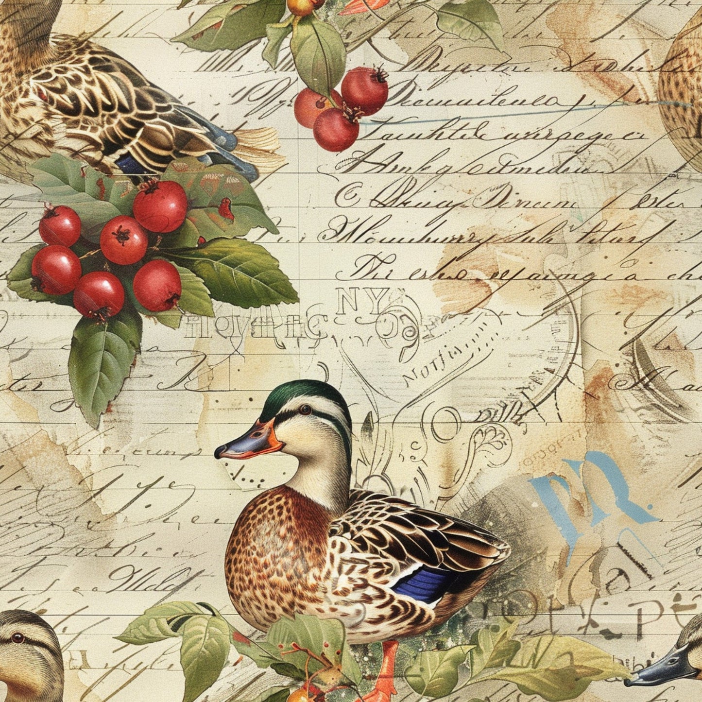 Farm Life Pattern 44 Quilting Cotton Fabric