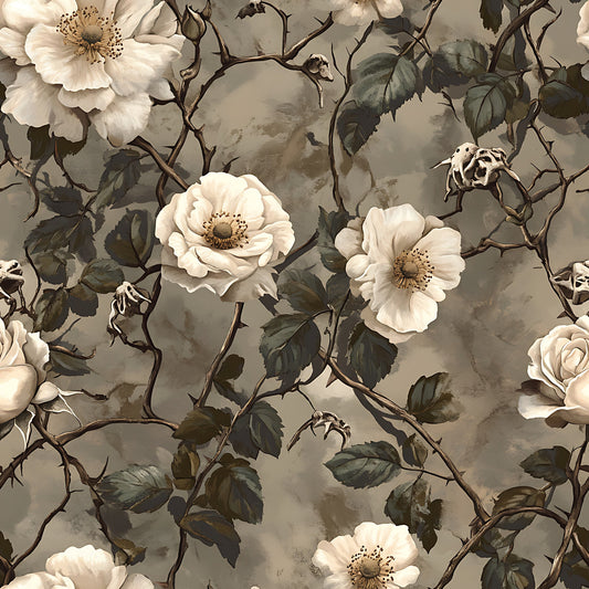 Bramble and Bone Pattern 4 Quilting Cotton Fabric