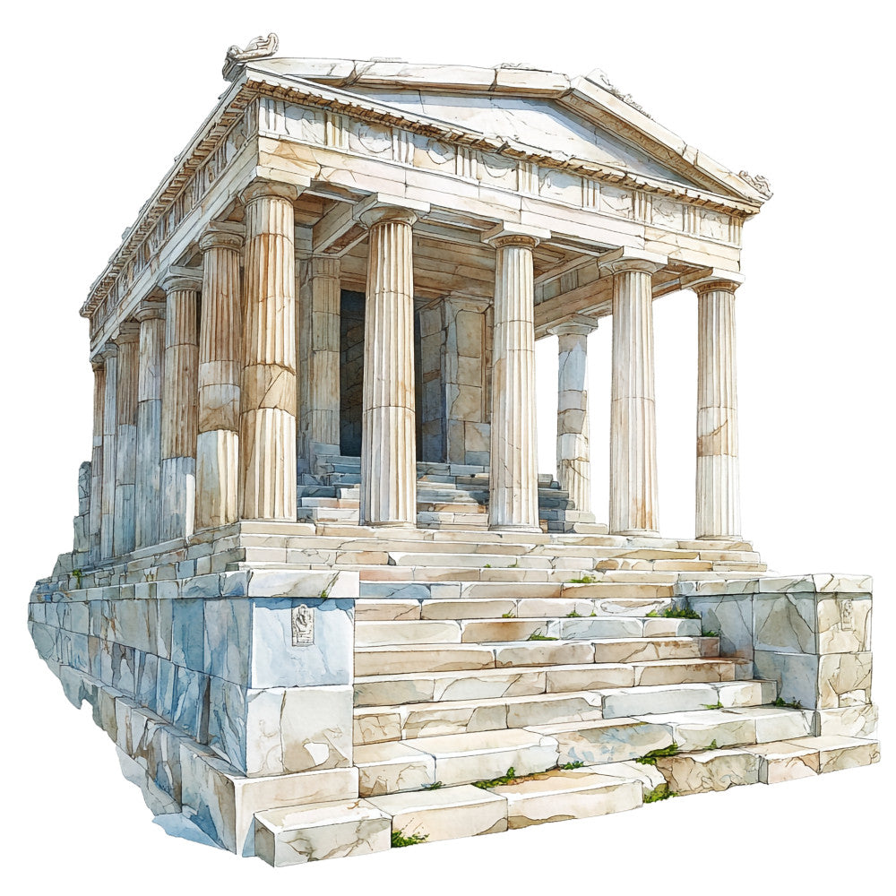 Ancient Greece Fabric Panel 38