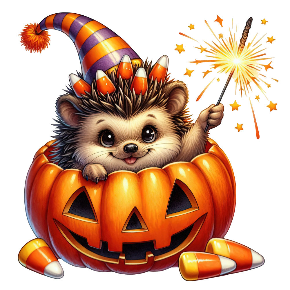 Halloween Wonder Animals Fabric Panel 3