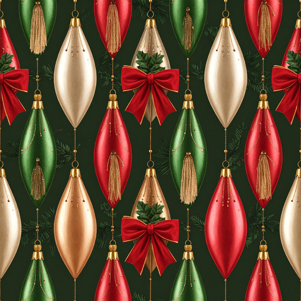 Velvet Noel Garden Pattern 16 Minky Fabric