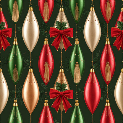 Velvet Noel Garden Pattern 16 Minky Fabric