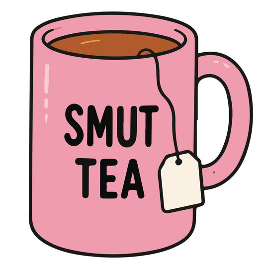 rose pink, blush pink, tea cup, tea bag, coffee mug, humorous, whimsical, funny, text print, typography, kitchen theme, beverage, drink themed, contemporary, modern, playful, novelty, sarcasm, home decor, statement mug, casual style, everyday wear, gift fabric, coffee lover, tea lover, brown interior, cream accents, bold text, word art