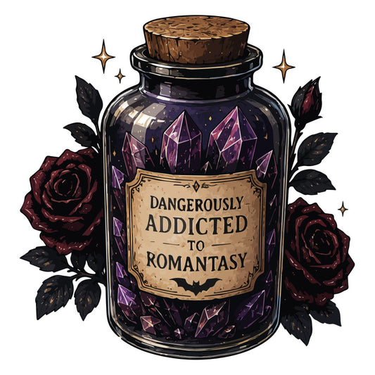 deep purple, black, burgundy, dark red, rose, gold, amethyst crystals, witchy, mystical, gothic, romantic, botanical, roses, dark florals, potion bottle, celestial, magical, enchanted, fantasy, dark romance, moody, elegant, whimsical, vintage apothecary, dark academia, occult, alternative, goth aesthetic, sparkles, stars