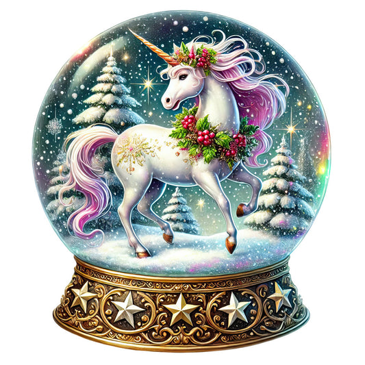 Christmas Snow Globes Fabric Panel 20