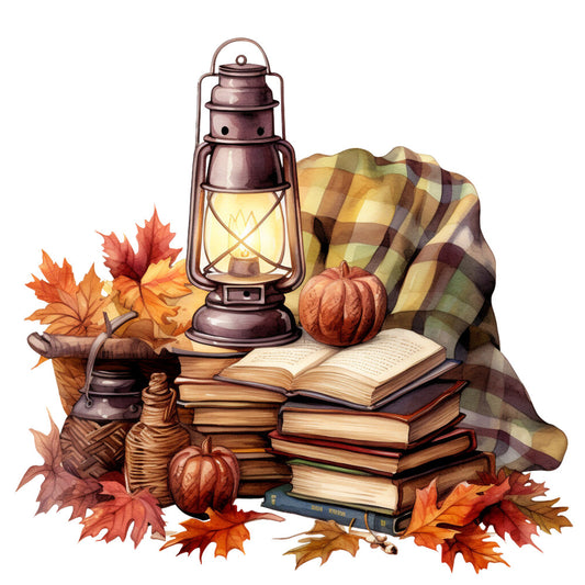 Cozy Autumn Fabric Panel 23