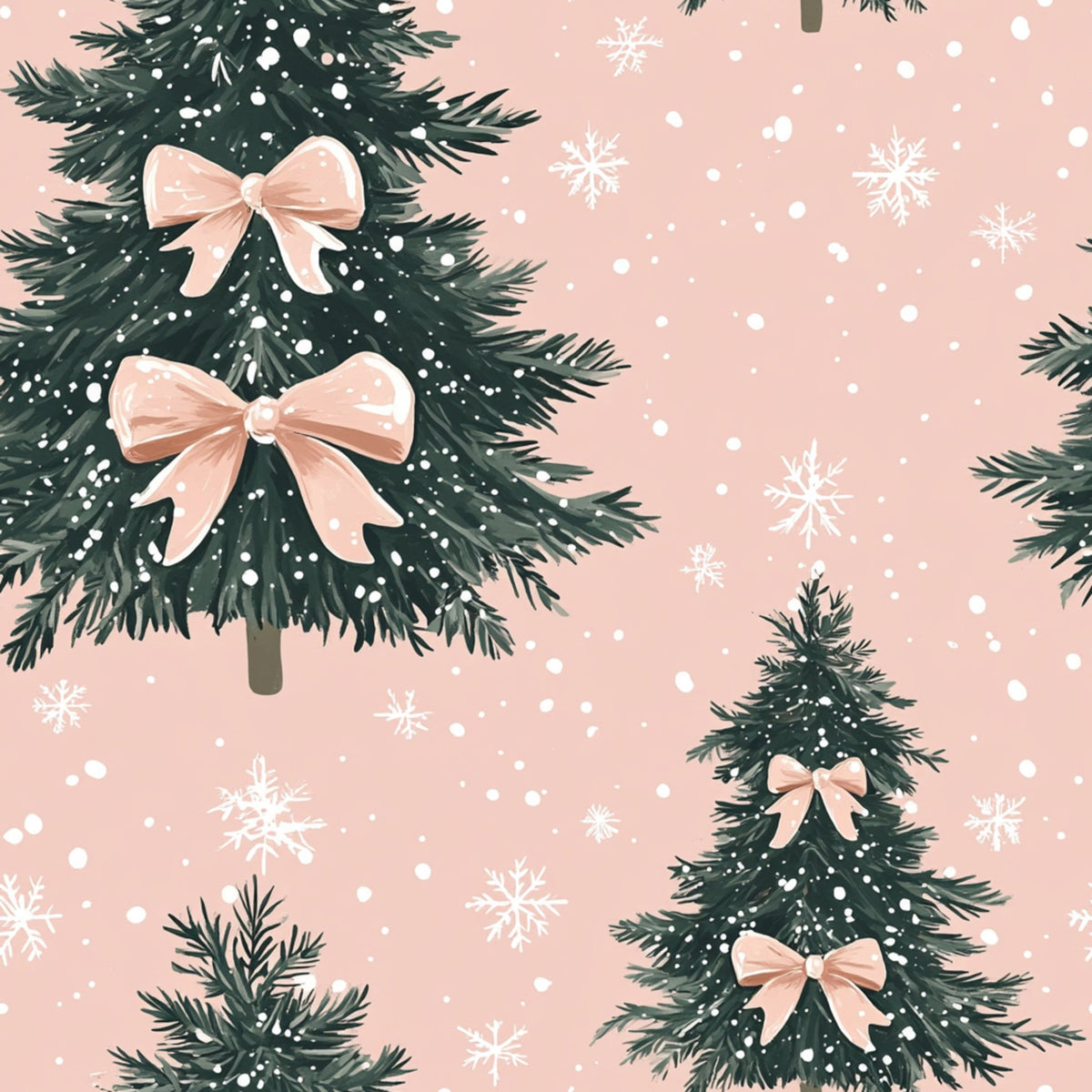 Peppermint Bows Pattern 5 Minky Fabric