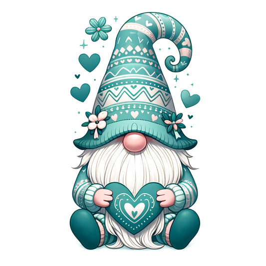 Adorable Pastel Gnome Fabric Panel 8