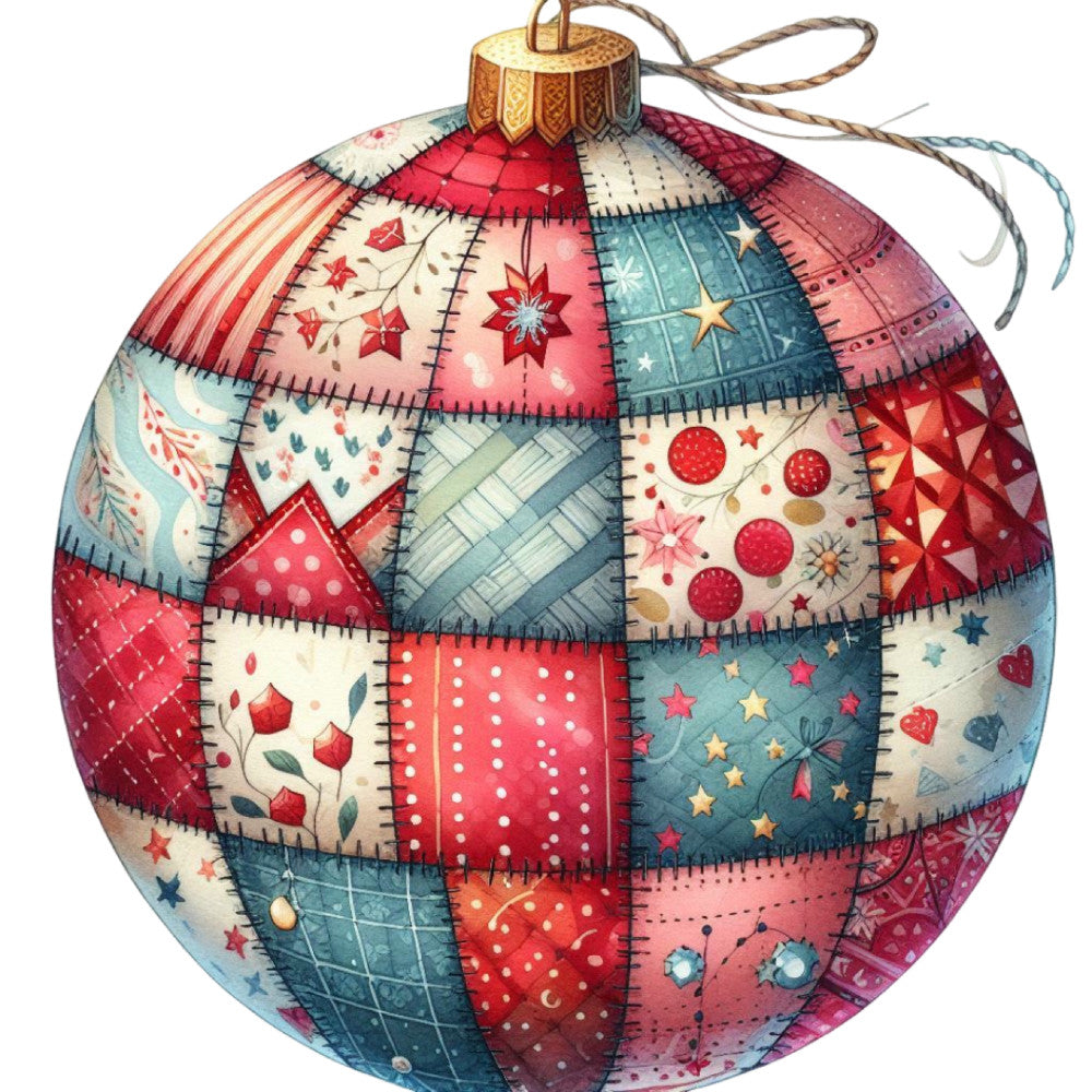 Patchwork Christmas Fabric Panel 29