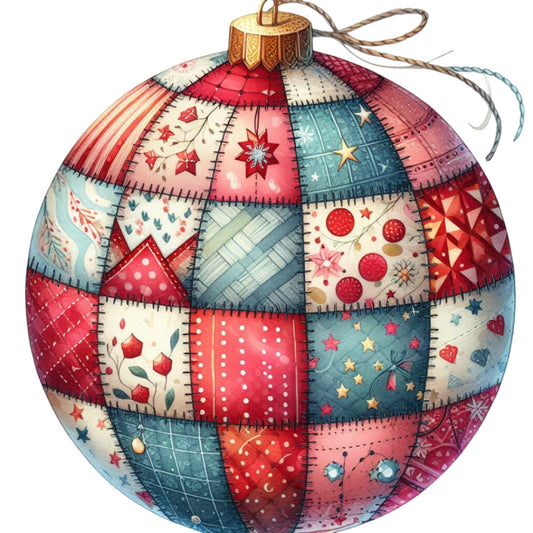 Patchwork Christmas Fabric Panel 29