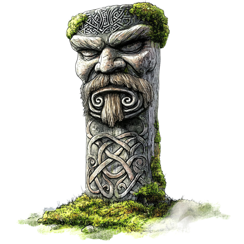 Nordic Totems Fabric Panel 34