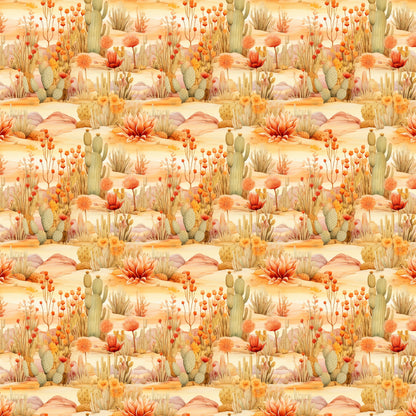 Desert Sunrise Pattern 2 Quilting Cotton Fabric