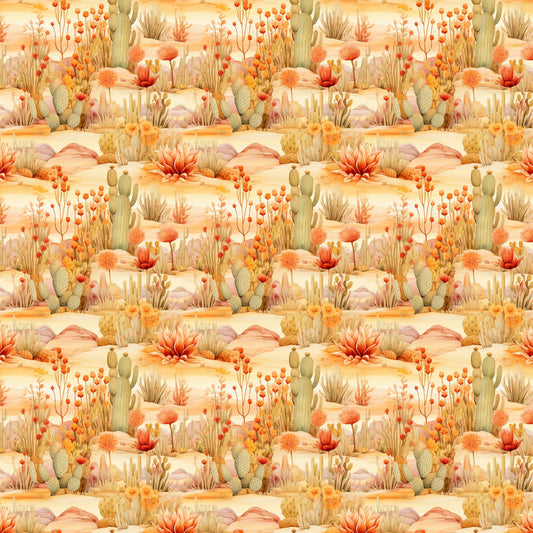 Desert Sunrise Pattern 2 Quilting Cotton Fabric