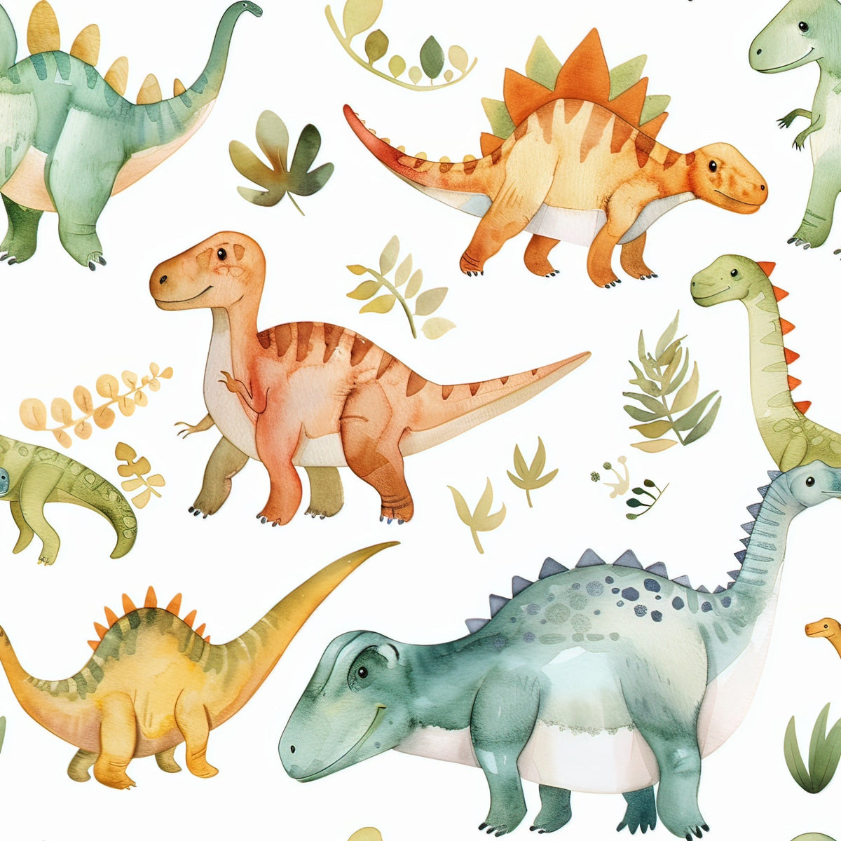 Prehistoric Pals Pattern 9 Minky Fabric