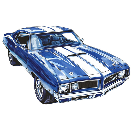 Muscle Cars Fabric Panel 17