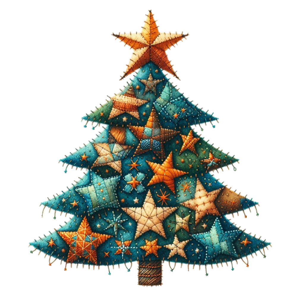 Patchwork Christmas Fabric Panel 6