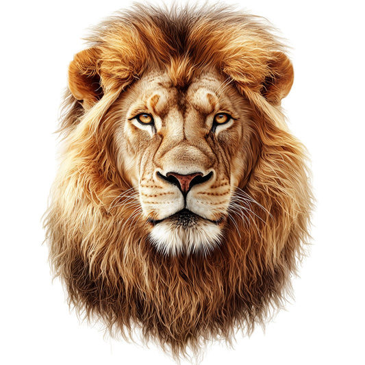 Watercolor Lion Fabric Panel 3