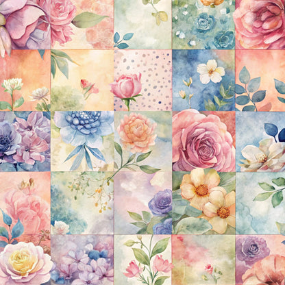 Spring Patchwork Pattern 22 Quilting Cotton Fabric
