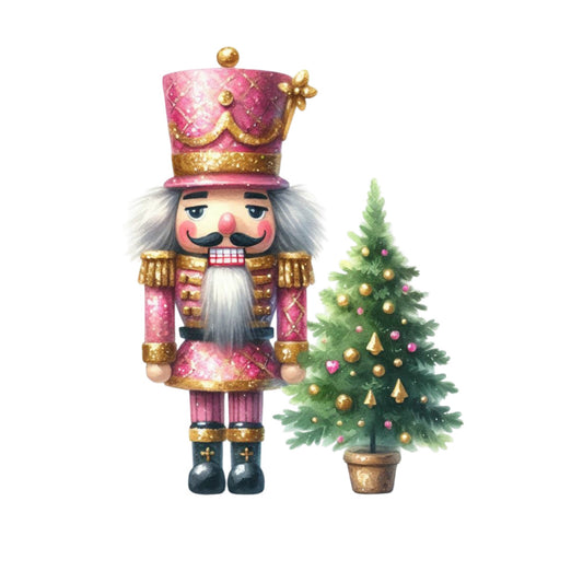 Christmas Nutcracker Scene Fabric Panel 14