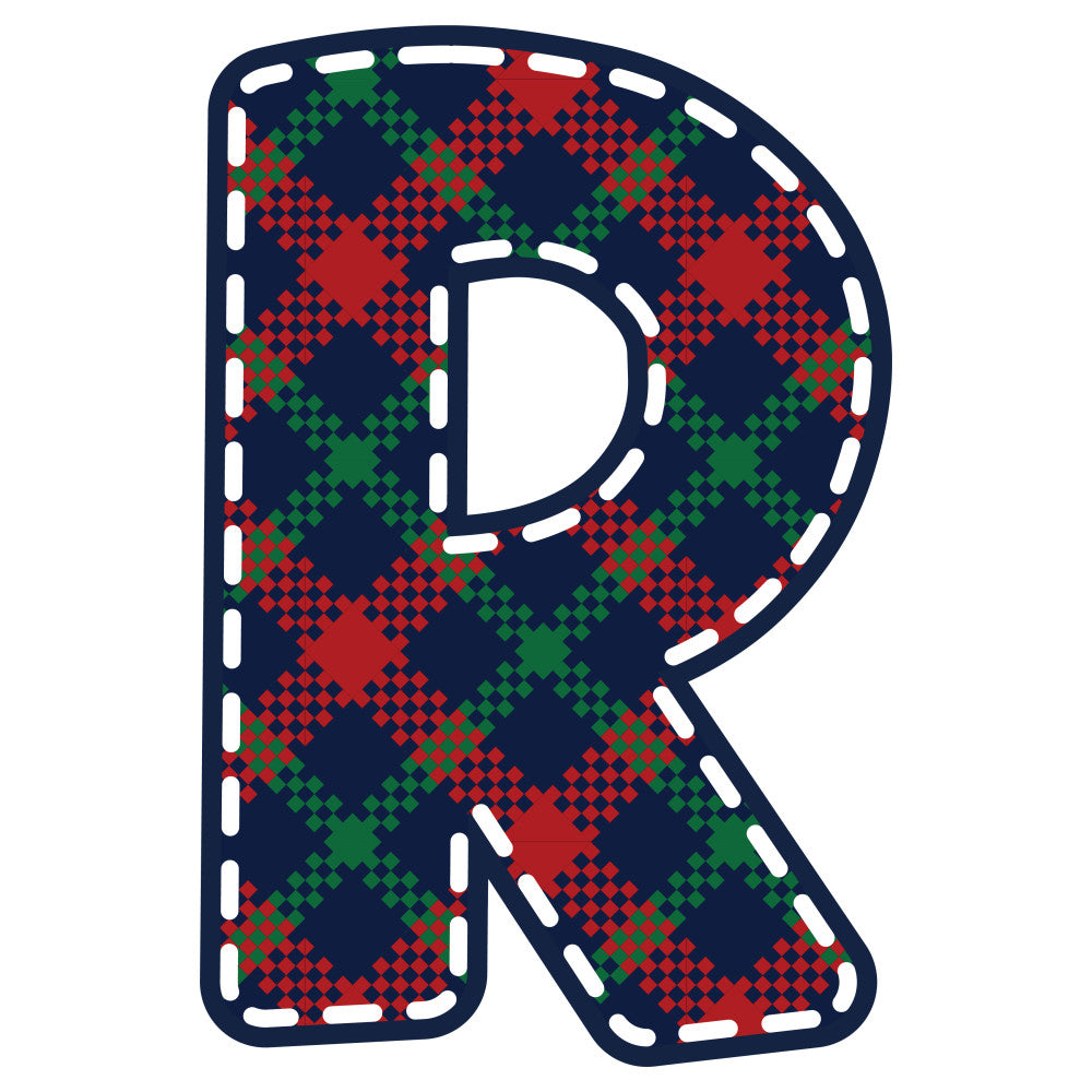 Christmas Alphabet Fabric Panel 30