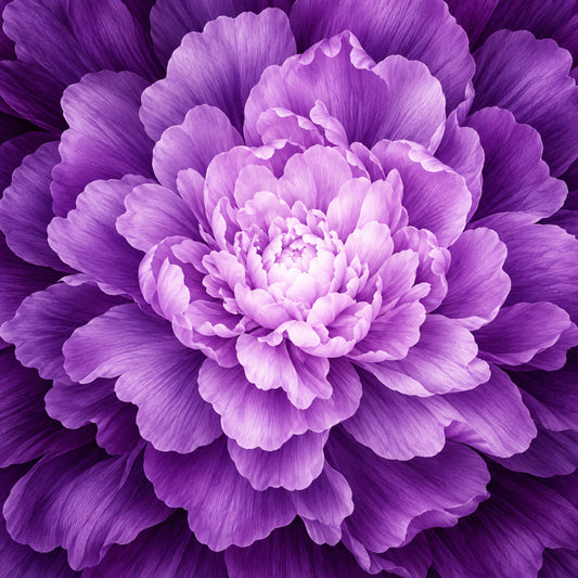 purple peony, lavender floral, mauve, lilac, violet, fuchsia, deep purple, ombre purple, large scale floral, garden flowers, botanical, nature-inspired, elegant, romantic, spring, summer, peony bloom, layered petals, close-up photography, detailed florals, wall hanging, home decor, traditional, feminine, blossoms, full bloom, vibrant purple, multi-tonal, shaded petals
