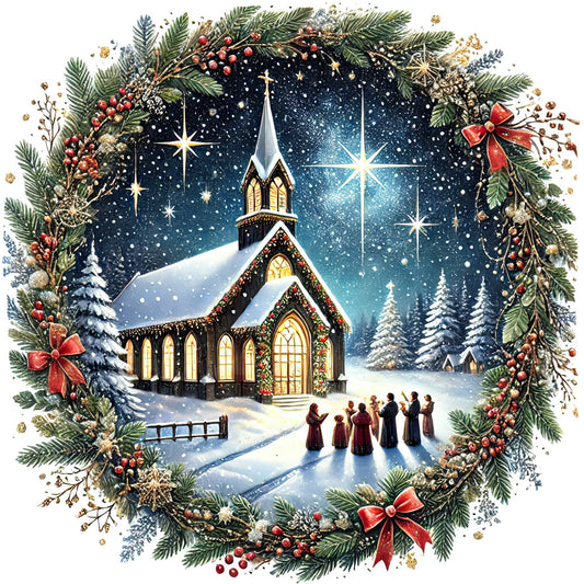 Christian Churches Fabric Panel 16