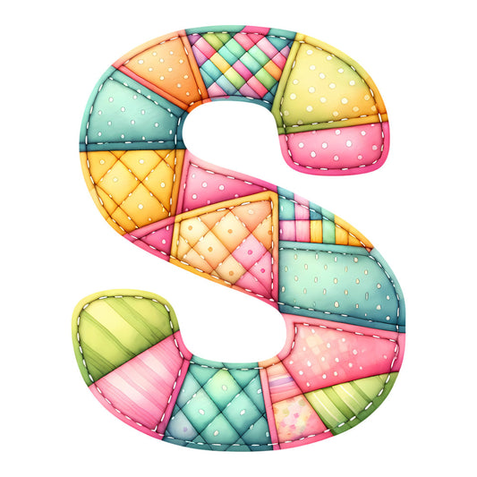 number 3, quilted, polka dots, patchwork, multicolor, pastel colors, coral pink, mint green, soft yellow, sage green, hot pink, peach, cream, geometric shapes, whimsical, playful, nursery, children's, baby quilt, wall art, modern, colorful, stitched details, rainbow, bright colors, fun, cheerful, decorative