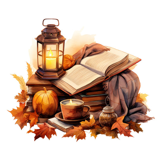 Cozy Autumn Fabric Panel 4