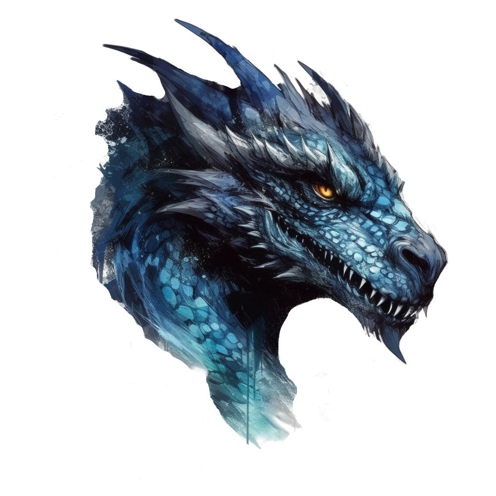 Gothic Dragons Fabric Panel 17