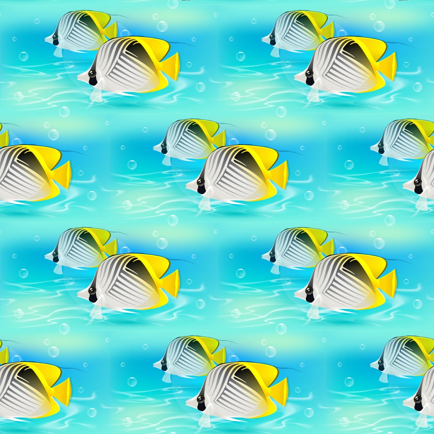 Summer Beach Pattern 4 Quilting Cotton Fabric