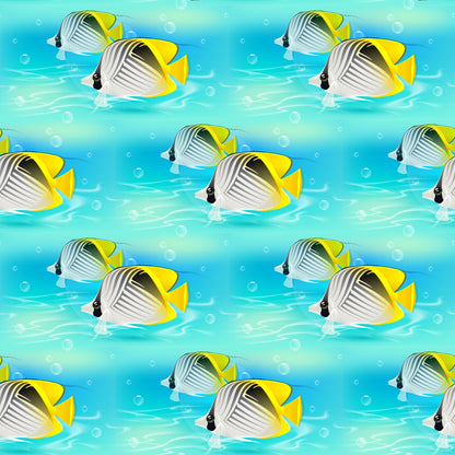 Summer Beach Pattern 4 Quilting Cotton Fabric
