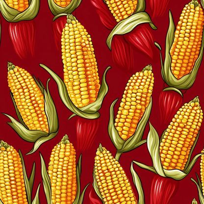 Sweet Corn Pattern 18 Quilting Cotton Fabric