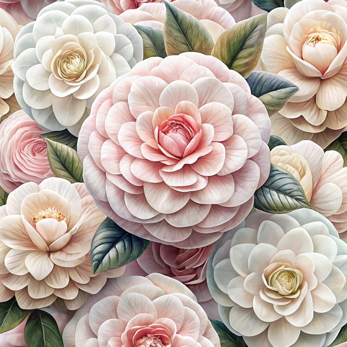 Lush Blooms Pattern 18 Minky Fabric