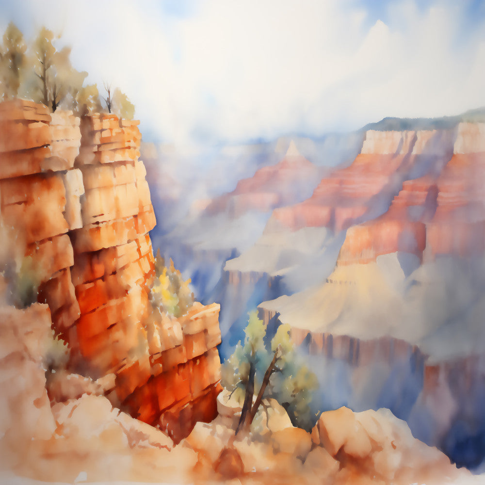 Grand Canyon Landscape Fabric Panel 5