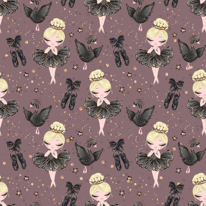 Sweet Ballerina Pattern 5 Quilting Cotton Fabric