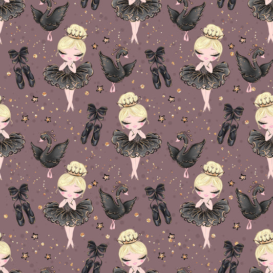 Sweet Ballerina Pattern 5 Quilting Cotton Fabric