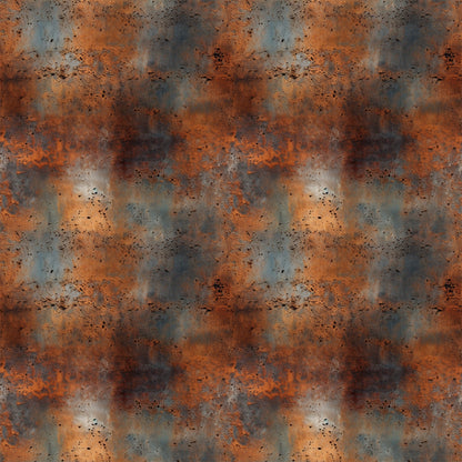 Rusted Iron Metal Textures Pattern 1 Quilting Cotton Fabric