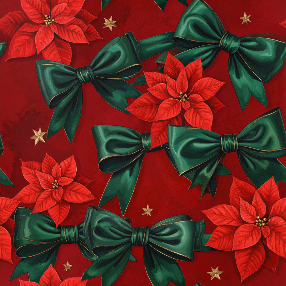 Velvet Noel Garden Pattern 14 Minky Fabric