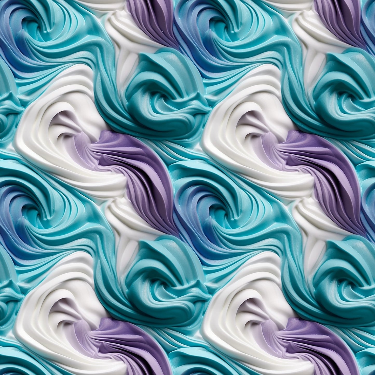 Yummy Frosting Pattern 5 Quilting Cotton Fabric