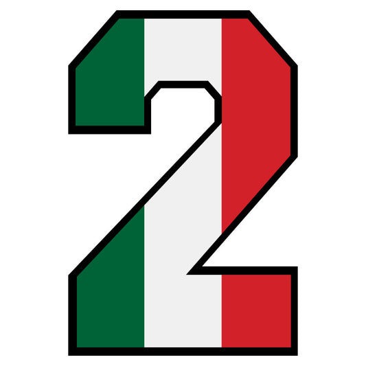 mexico flag colors, green white red, number two, numeral design, patriotic theme, mexican colors, alphabet panel, quilting fabric, cotton panel, educational fabric, numeric motif, tricolor design, craft fabric, sewing material, children's fabric, learning panel, geometric number, fabric block, printed cotton, mexican theme