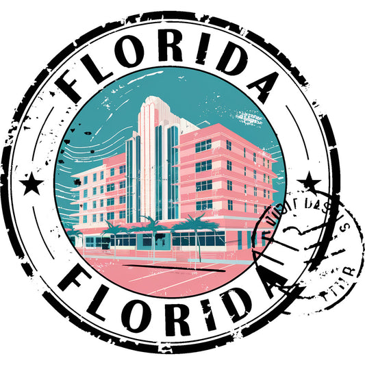 State Stamp Fabric Panel 17