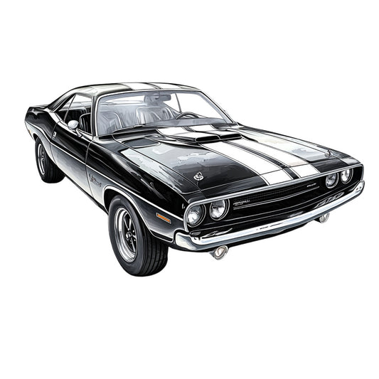 Muscle Cars Fabric Panel 16